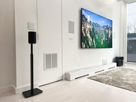 Suporte de Chão Ajustável ynVISION.DESIGN para Sonos Era 100/300 (Par) - Preto - imagem 4
