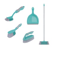 Conjunto de Limpeza Multiuso 5 Peças Flash Limp - Complete sua Rotina de Limpeza com Qualidade - imagem 1