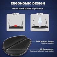 Almofada de Assento de Moto Universal: Conforto e Absorção de Choque para Suas Viagens - imagem 4