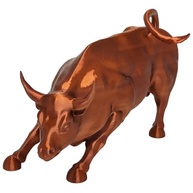 Touro Wall Street Estátua 3D Bronze - Decore seu Ambiente com Simbologia de Sucesso - imagem 2