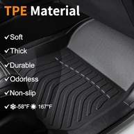 Tapetes de Borracha TPE para Jeep Compass 2017-2025: Proteção Total All-Weather - imagem 4
