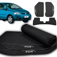 Jogo de Tapetes Automotivos Emborrachados para VW Fox (2003-2013) - 3 Peças Premium - imagem 2