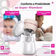 CLICK PUMP Bomba Elétrica de Tirar Leite Portátil com Tela LED, 9 Níveis de Sucção, Baixo Ruído e Protetor de Mama - Ideal para Amamentação Confortável - imagem 5