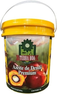 Azeite De Dendê Baiano Terra Boa 16 Litros Melhor Sabor Da Bahia - imagem 1