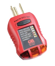 Testador de Tomada GFI-3501: Indicador de Falha de Aterramento Essencial para sua Segurança Elétrica - imagem 1