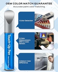 Kit de Tinta de Retoque Metálico 1D6 Silver Sky para Toyota - Reparo Profissional de Arranhões - imagem 3