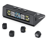 TPMS RV Solar e USB-C: Monitor de Pressão de Pneu com 4 Sensores e 6 Alarmes (0-99PSI) - imagem 2
