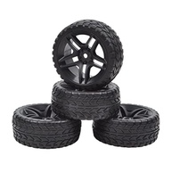 Conjunto de 4 Pneus de Borracha TT-02 1:10: Tração e Durabilidade para seu RC - imagem 2