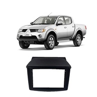 Moldura 2 Din 9 Polegadas Preta para Mitsubishi L200 Triton (2008-2015) - Upgrade de Central Multimídia - imagem 3