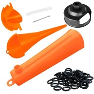 Kit de troca de óleo para ferramenta Harley, chave de filtro de óleo, conjunto de funis de óleo, funil de óleo de capa primária de motocicleta, 50 peças 11105 anel de vedação de plugue de drenagem - imagem 2