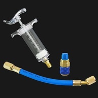 Kit de Injetores de Óleo com Tubo de Enchimento SAE 1/4 - Conexão Rápida e Durável para Manutenção de Ar Condicionado e Sistemas Automotivos - imagem 5