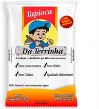 Goma de Tapioca Da Terrinha 500g Goma de Tapioca Kit 2 un - imagem 1