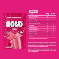 BOLD Whey Mousse de Morango 30g (Caixa 10 Unid.) - imagem 3