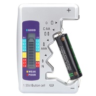 Testador de Bateria Digital LCD: Verificador de Carga Universal para Pilhas AA, AAA, 9V e Botão - imagem 1