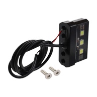 Luz de Freio LED Universal para Placa de Moto - Resistente e Compacta - imagem 1