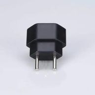 Kit 3 Adaptadores de Tomada Universal 10A/20A 2 Polos - Padrão Brasileiro e Americano (Preto) - imagem 5