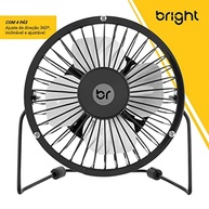 Ventilador USB de Mesa com Ajuste 360° | Conexão PC/Notebook - imagem 5