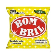 Esponja de Aço Cinza Metálico - 6 Unidades Mini Rolinhos 45g - 1001 Utilidades para Limpeza Doméstica - imagem 1