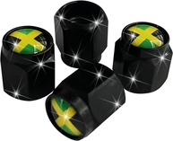 Tampas de Válvula de Pneu Bandeira da Jamaica - Estilo e Proteção para Seu Veículo - imagem 1