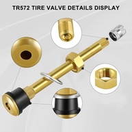 Kit 12 Hastes de Válvula TR572 MuHize: Durabilidade e Segurança para Caminhões e Ônibus - imagem 4