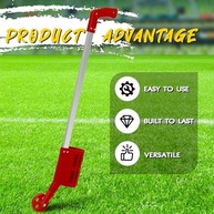 Varinha de Marcação Industrial com Rodas - Aplicador de Tinta Spray para Pintura de Precisão (Vermelho) - imagem 5