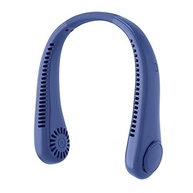 Mini Ventilador de Pescoço Portátil Recarregável 3 Velocidades Azul - Liberte Suas Mãos com Refrigeração Inteligente - imagem 2