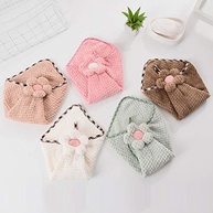 Toalhas de Veludo Coral com Desenhos Animados - Absorventes, Penduráveis e Decorativas para Cozinha e Banheiro - imagem 4