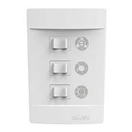Ventilador de Teto Alisclean 905 220V com Controle de Parede - 90cm, 3 Pás, Design Cristal - imagem 4