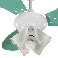 Ventilador de Teto Greco 110/127V 3 Pás Tron Verde - Design Moderno com Iluminação - imagem 4