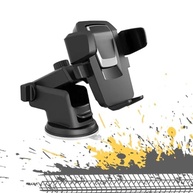 Suporte de Celular para Carro Premium: Ventosa Reforçada, Trava Antiqueda e Rotação 360° - imagem 5
