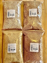Mix de Farinhas Naturais, 5 Tipos, 100g cada - Banana Verde, Aveia, Gergelim, Gérmen de Trigo, Fibra de Maçã - imagem 1