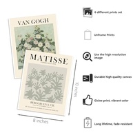 6 Peças de Arte de Parede Matisse Vintage - Estilo Boêmio Sálvia para Decoração Moderna - imagem 4
