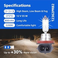 Philips Vision H11: Lâmpada de Farol com 30% Mais Visão e Segurança - imagem 3