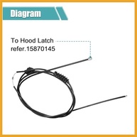 Cabo Liberação Capô Volvo XC60 2010-2016 | Peça de Reposição OE 31297545 - imagem 4
