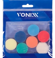 Kit Boínas de Polimento 1" + Prato Suporte M14 para Politriz Rotativa Vonixx - imagem 2