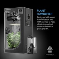 AC Infinity CLOUDFORGE T3 - Umidificador Inteligente 4,5L com Controle VPD e 10 Níveis de Precisão - imagem 5