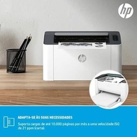 Impressora HP Laser 107w Tecnologia de impressão Laser Wi-Fi. Impressora para Pequenas e médias empresas. Conectividade:USB 2.0 de alta velocidade (4ZB78A) - imagem 3