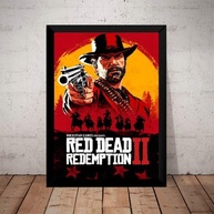 Quadro Red Dead Redemption 2 - Arte Premium com Moldura Moderna - imagem 1