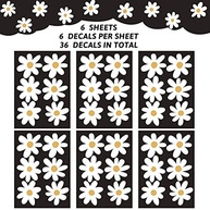 Decalque de Parede Margarida Branca - 36 Adesivos Vinil para Decoração Infantil e Ambientes - imagem 3