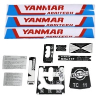 Kit Decalques Yanmar TC11: Renove o Visual do Seu Trator com Estilo e Durabilidade - imagem 2