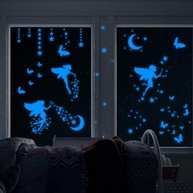 Decalques de Parede de Fadas que Brilham no Escuro - Estrelas Luminosas e Borboletas para Quarto Infantil - imagem 4