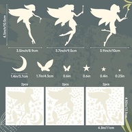 Decalques de Parede de Fadas que Brilham no Escuro - Estrelas Luminosas e Borboletas para Quarto Infantil - imagem 3