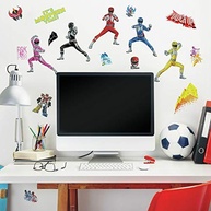 Decalques de Parede Power Rangers RoomMates - Adesivos Removíveis e Reutilizáveis para Quartos e Salas - imagem 2