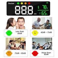 Medidor de Decibéis Grande 28cm com LED: Monitore Ruído, Temperatura e Umidade - imagem 4