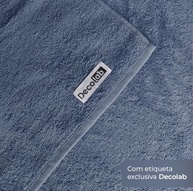 Decolab Jogo de Toalhas Air Light 100% Algodão - Maciez e Absorção Premium (Azul-claro e Azul-marinho, 4 Peças) - imagem 3