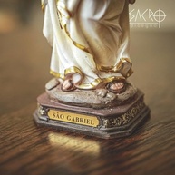 São Gabriel Arcanjo em Resina Importada 20cm - Imagem Sagrada para Decoração e Espiritualidade - imagem 5