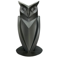 Decoração Coruja 3D Preta - Charmosa e Moderna para Ambientes Criativos - imagem 1