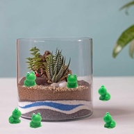 Mini Sapos de Resina - 50 Peças para Decoração de Jardim e Casa de Fadas - imagem 3