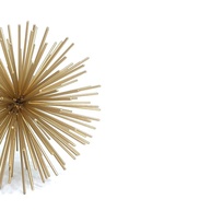 Enfeite Ouriço Dourado G - Decoração Elegante e Moderna para Ambientes Sofisticados - imagem 4