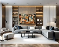 decoracao-ambientes-para-arte-de-a-cubista-tela-em-picasso-quadro-moderno-a